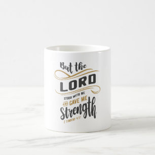 Göttliche Stärke - 2 Timothy 4:17 Christliches Des Kaffeetasse