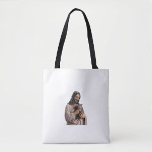 Göttliche Verbindung_ Jesus mit Moo Deng Pygmy Hip