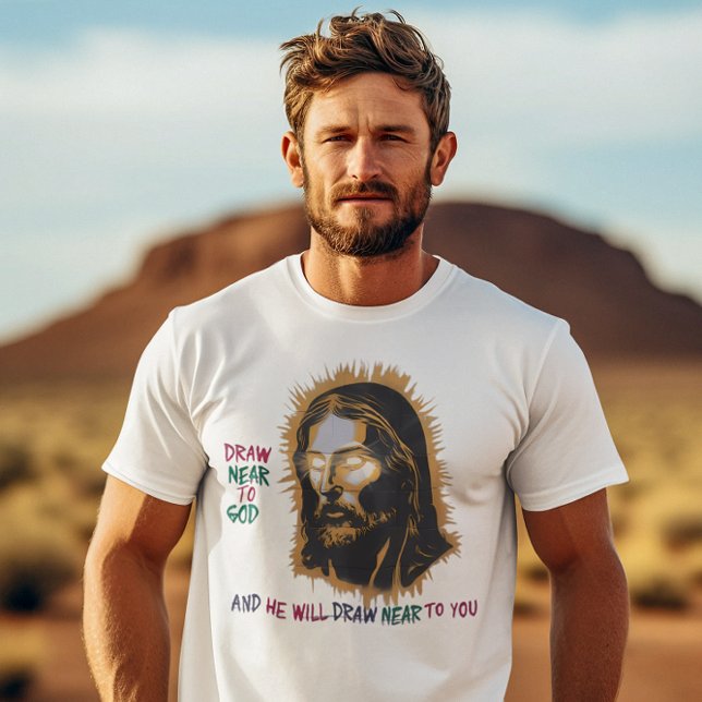 Göttliche Verbindung: Zeichn nahe an Gott T-Shirt (Von Creator hochgeladen)