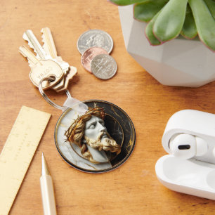 Göttliche Verschönerung Jesus, der in den Himmel s Schlüsselanhänger