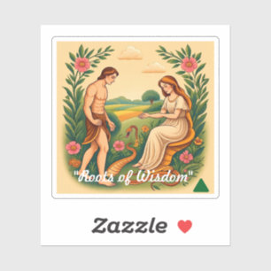 "Göttliche versteckte Schönheit" Aufkleber