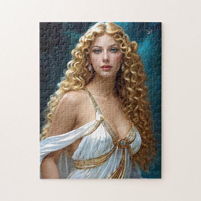 "Göttliche Vision von Aphrodite" Puzzle (Vertikal)