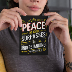 Göttliche Worte auf Gott übersteigen das Verständn Postkarte