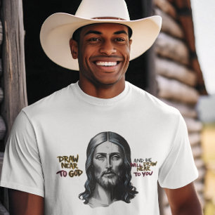 Göttliche Worte: Jesus in der Kunst gehorcht T-Shirt