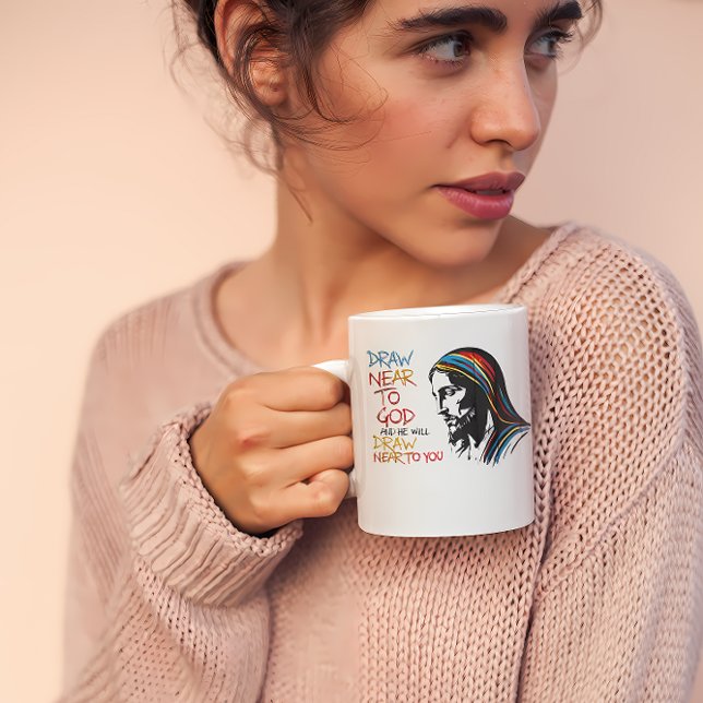 Göttliche Worte: Jesus Inspiriere Kaffeetasse (Von Creator hochgeladen)