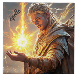 Göttlicher Apollo Gott der Sonne und des Lichtalta Fliese