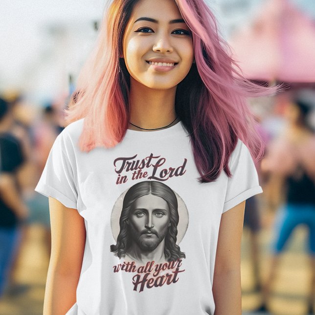 Göttlicher Glaube: Jesus Botschaft T-Shirt (Von Creator hochgeladen)