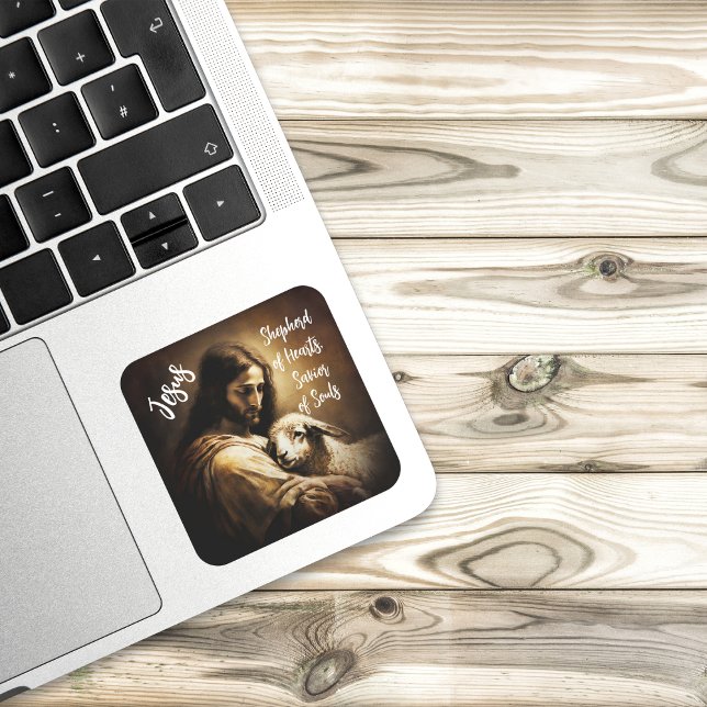 Göttlicher Hirte - Jesus Sticker (Von Creator hochgeladen)