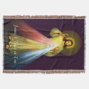 Göttlicher Jesus von Barmherzigkeit Blanket Decke