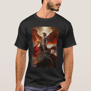 Göttlicher Krieger Erzengel Michael T-Shirt