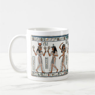 Göttlicher Rhythmus: Heilige Tänzer der Hathor im Kaffeetasse