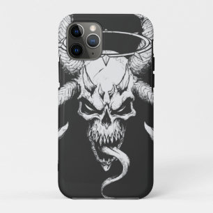 Göttlicher Schädel des Todes Schwarz Case-Mate iPhone Hülle