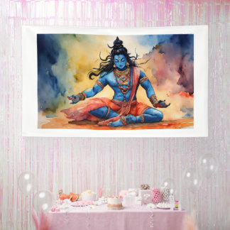 Göttlicher Shiva Banner: Heilige Kunst für Ihren R Banner