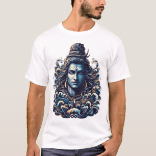 Göttlicher Shiva: Kosmischer Tanz-T - Shirt