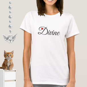 Göttliches Herz Kalligrafie T-Shirt