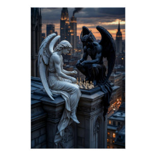 Göttliches Spiel in der Dämmerung Poster