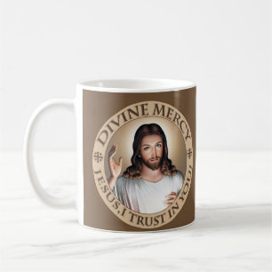 GÖTTLICHES VERTRAUEN GNADEN-JESUSS I IN IHNEN! KAFFEETASSE