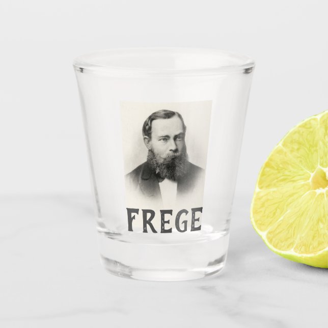 Gottlob Frege Schnapsglas (Vorderseite)