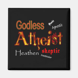 Gottloser Atheist Magnet