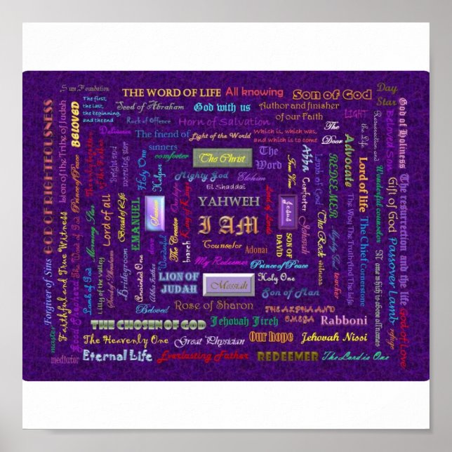 Gottnamen Poster (Vorne)