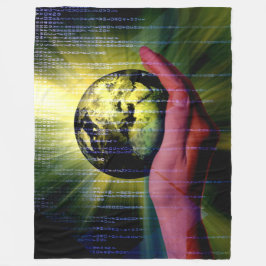 GOTT'S HAND IN BINARY FLEECEDECKE