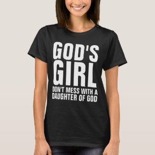GOTT'S MÄDCHEN, NICHT MEHR, Ladys Christliche T -  T-Shirt