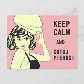 Gotuj Polish Pierogi Poland Food Postkarte