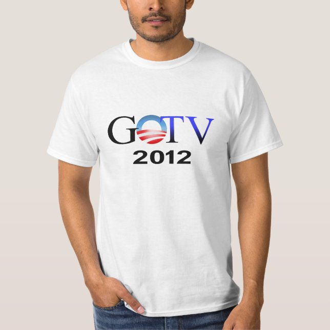GOTVs Abstimmung für Obama 2012 T-Shirt (Vorderseite)