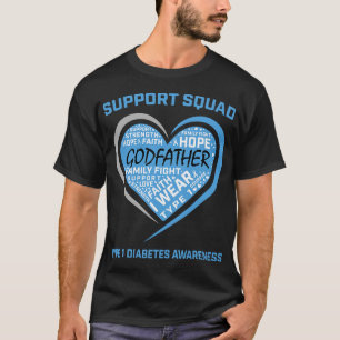 Götzendiener Typ 1 Diabetes Aufklärung GodTochter T-Shirt