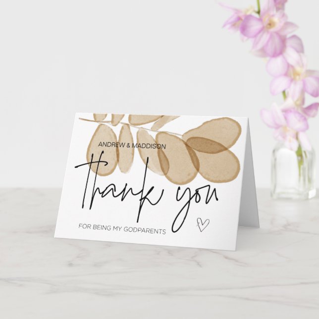 Götzengeschenk Vielen Dank, dass Sie meine Eltern  Karte (Orchidee)