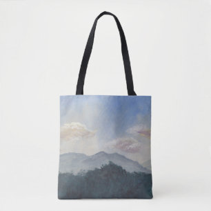 Gouache Blue Mountains: Lebhafte Naturlandschaft