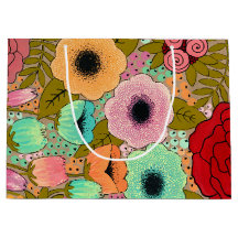 Gouache Painted Art Floral Blume Garden