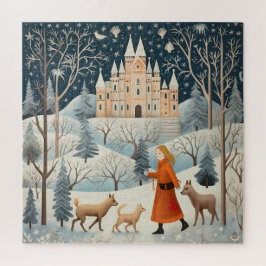 Gouache Vintage Christmas Puzzle