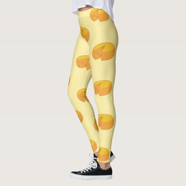 Gouda Cheese Rounds Dutch Feinschmecker Gastronomi Leggings (Links)
