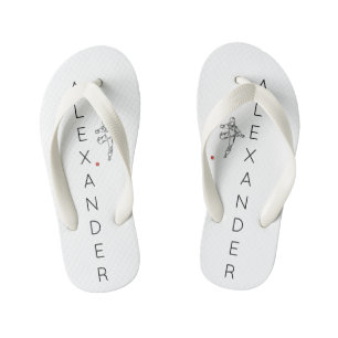 Gougounes TONGS TAEKWONDO DWICHAGI back kick 02 Kinderbadesandalen