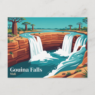 Gouina-Fälle Mali Postkarte