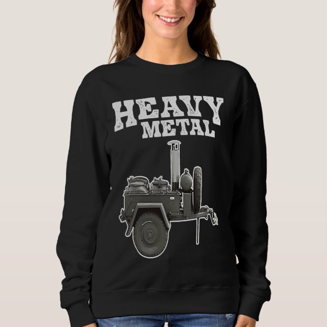 Goulash Cannon Heavy Metal Funny Hungary Dish Sweatshirt (Vorderseite)