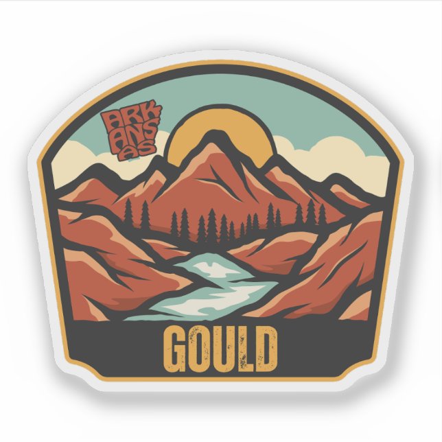 Gould, Arkansas Aufkleber (Vorderseite)
