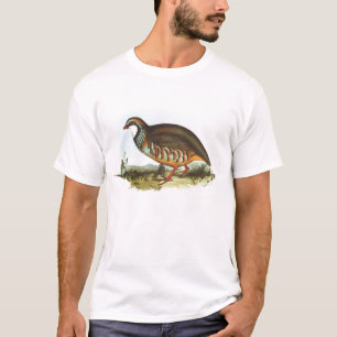 Gould - rotfüßiges Rebhuhn - Alectoris rufa T-Shirt