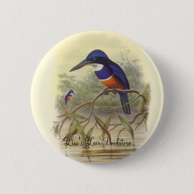 Gould - Vier-Farbiger Eisvogel-BuchhandlungPromo Button (Vorderseite)