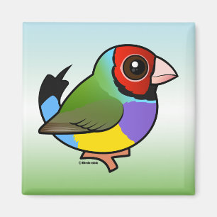 Gouldian Finch Magnet