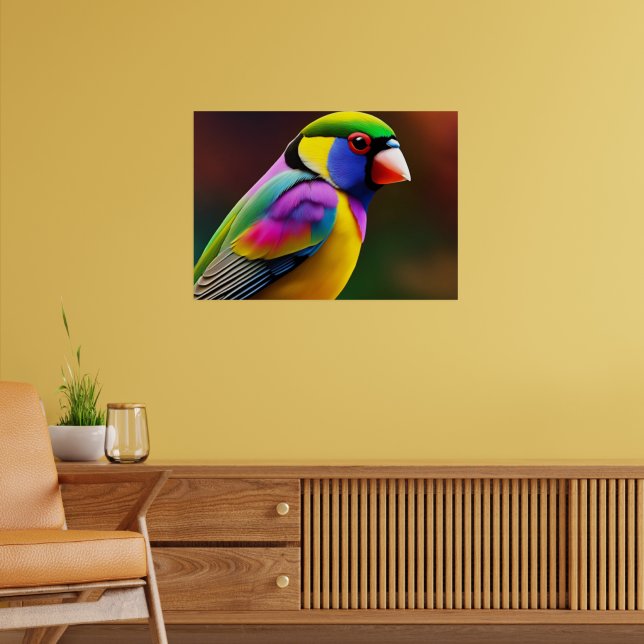 Gouldian Finch Poster (Wohnzimmer 2)