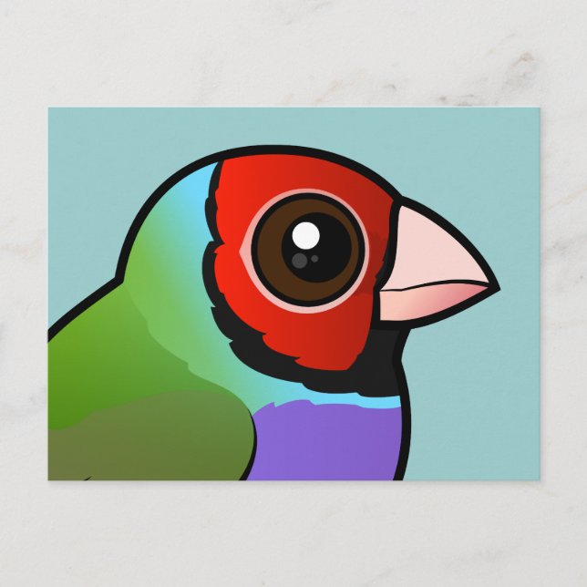 Gouldian Finch Postkarte (Vorderseite)