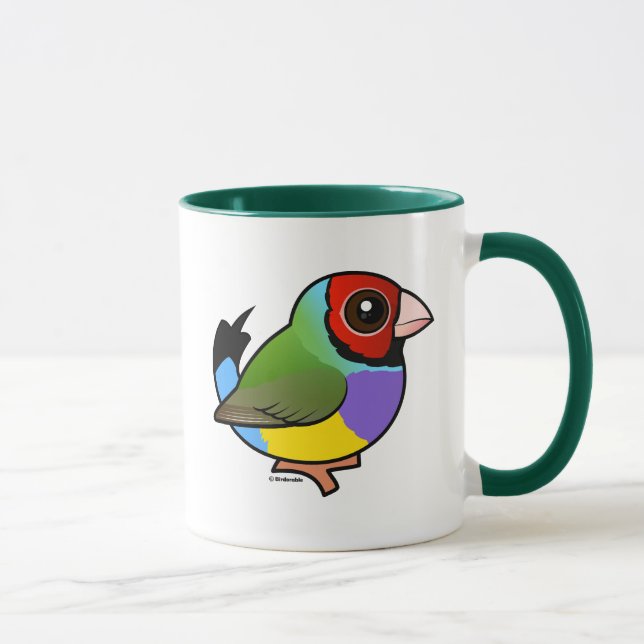 Gouldian Finch Tasse (Rechts)