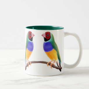Gouldian Fink-Tasse Zweifarbige Tasse