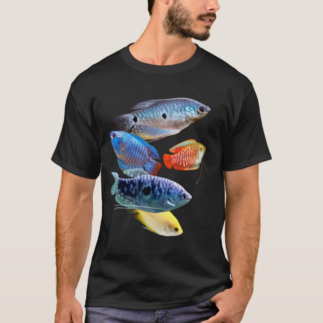 Gouramis Dwarf Gourami Aquarium T-Shirt (Vorderseite)