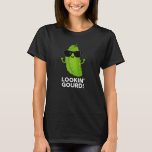Gourd Funny Cool Veggie Pun Dark BG T-Shirt