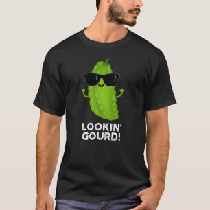 Gourd Funny Cool Veggie Pun Dark BG T-Shirt