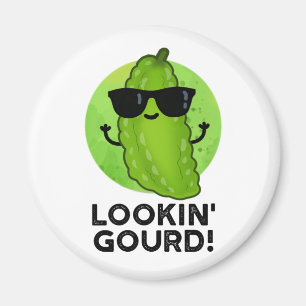 Gourd Funny Cool Veggie Pun Magnet