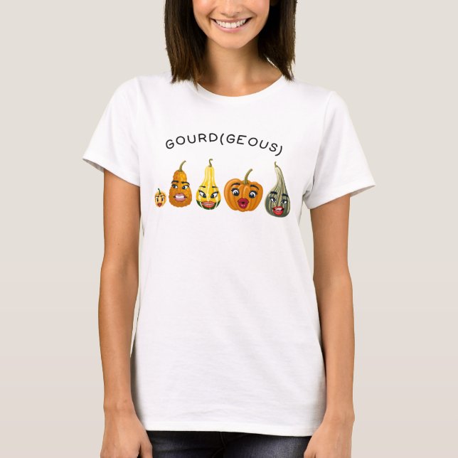 Gourd(geous) Funny Fall T - Shirt (Vorderseite)